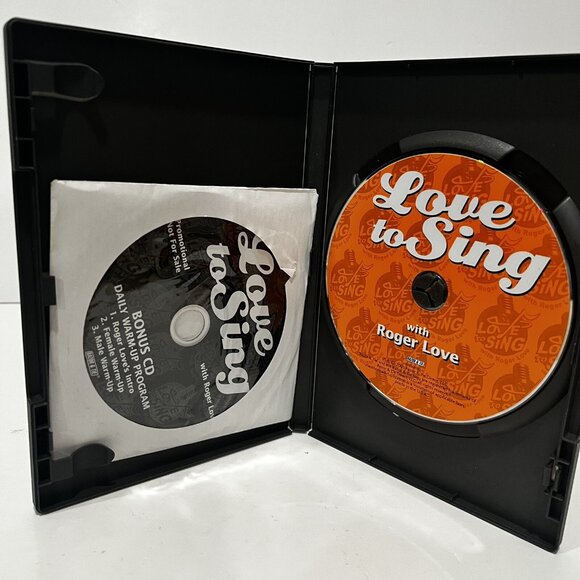 Love To Sing With Roger Love DVD, 2004 Singing RARE OOP W/ Rare Bonus CD Learn! - Picture 3 of 4